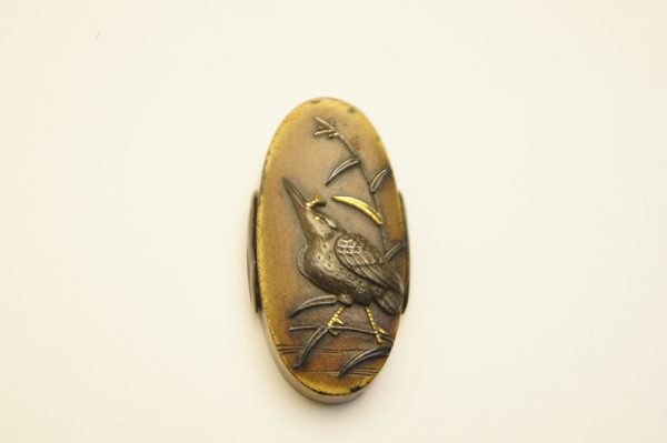 Antique Fuchi Kashira for Samurai Sword (F-10) - Image 3