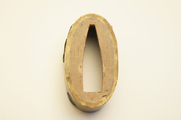 Antique Fuchi Kashira for Samurai Sword (F-10) - Image 7
