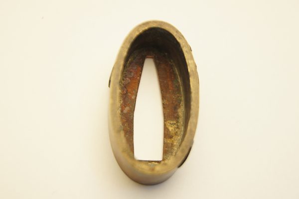 Antique Fuchi Kashira for Samurai Sword (F-10) - Image 8