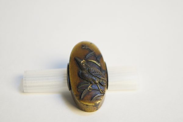 Antique Fuchi Kashira for Samurai Sword (F-10) - Image 9