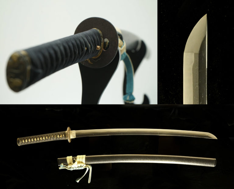Authentic Katana signed by Nagamitsu is for sale Samurai Museum Shop