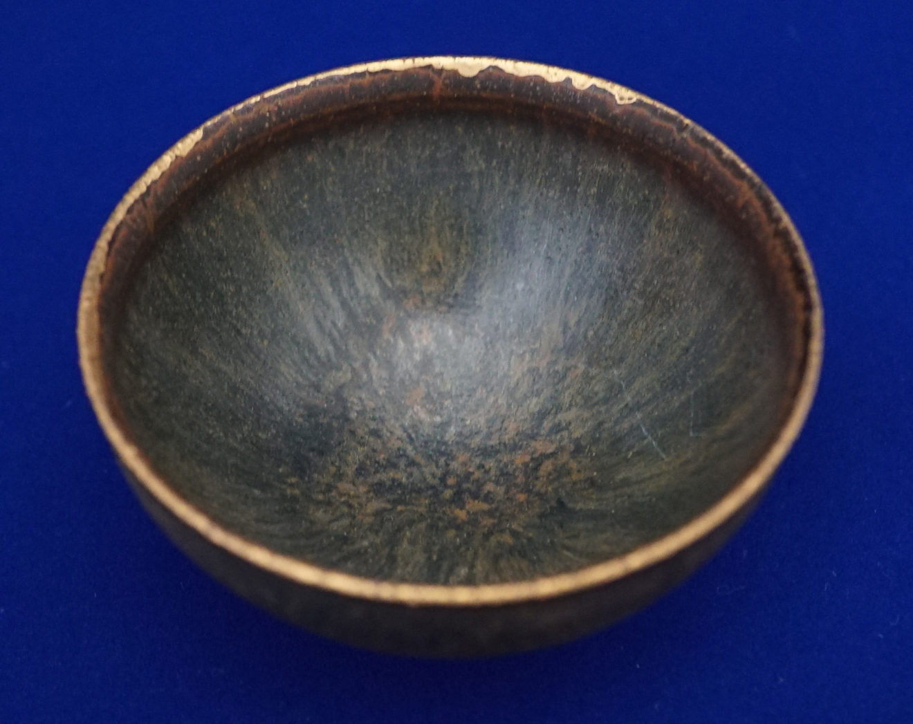 Agano style Gold Sake cup Samurai Museum Shop