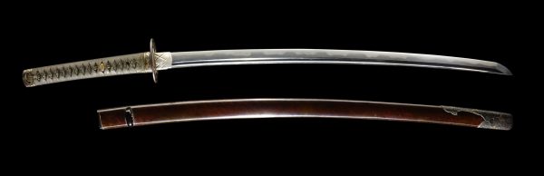 Antique Japanese Sword Katana signed by KANEHARU - Image 11