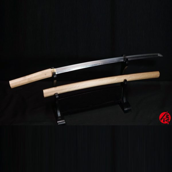 Antique Japanese Sword Wakizashi signed by Hizenkoku Fujiwara TADAYOSHI