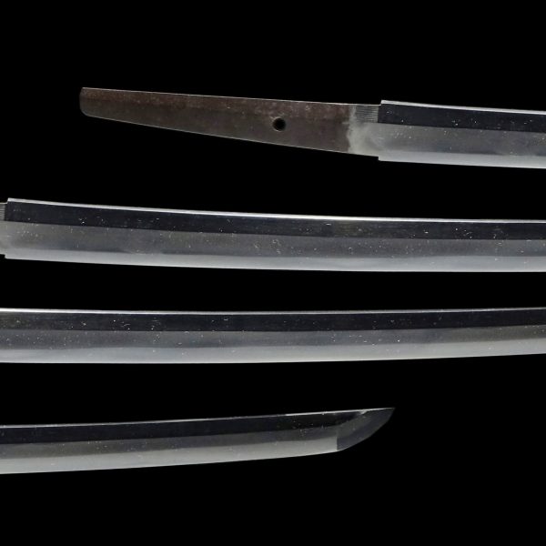 Antique Japanese Sword Wakizashi signed by Hizenkoku Fujiwara TADAYOSHI - Image 3