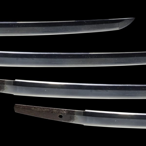 Antique Japanese Sword Wakizashi Hizenkoku signed by Fujiwara TADAHIRO - Image 3