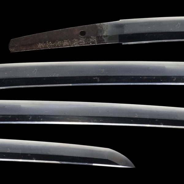 Antique Japanese Sword Wakizashi Hizenkoku signed by Fujiwara TADAHIRO - Image 2
