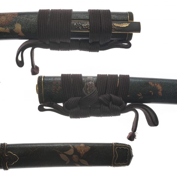 Antique Japanese Sword Wakizashi Hizenkoku signed by Fujiwara TADAHIRO - Image 10
