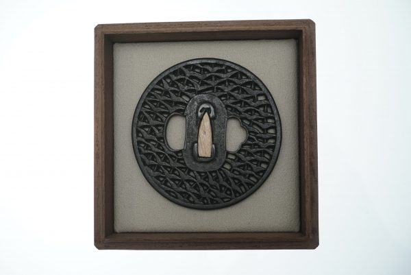 Antique Tsuba for Samurai Sword with NTHK Certificate (T-109) - Image 4