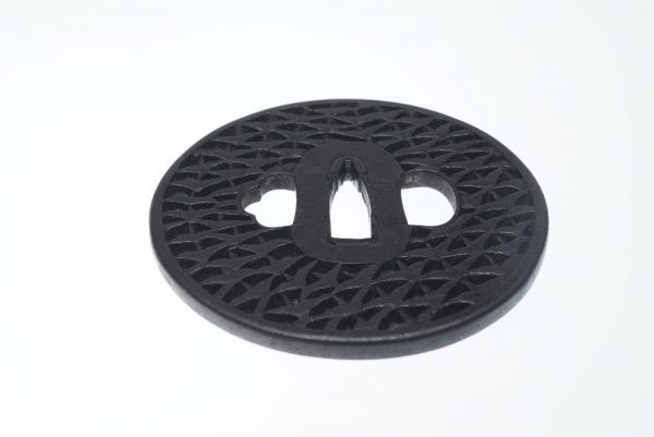 Antique Tsuba for Samurai Sword with NTHK Certificate (T-109) - Image 6