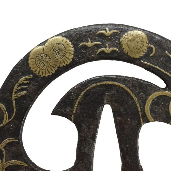 Antique Tsuba for Samurai Sword with NBTHK <span style="color: #ff0000;"><strong>Tokubetsu Hozon</strong></span> Certificate (T-126) - Image 5