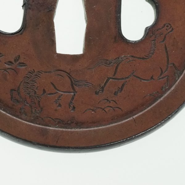 Antique Tsuba for Samurai Sword<br> with NTHK Certificate (T-167) - Image 6