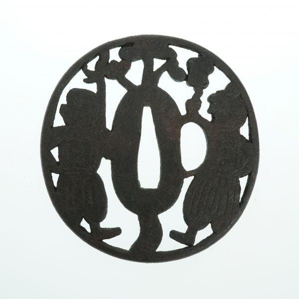 Antique Tsuba for Samurai Sword (T-168) - Image 3