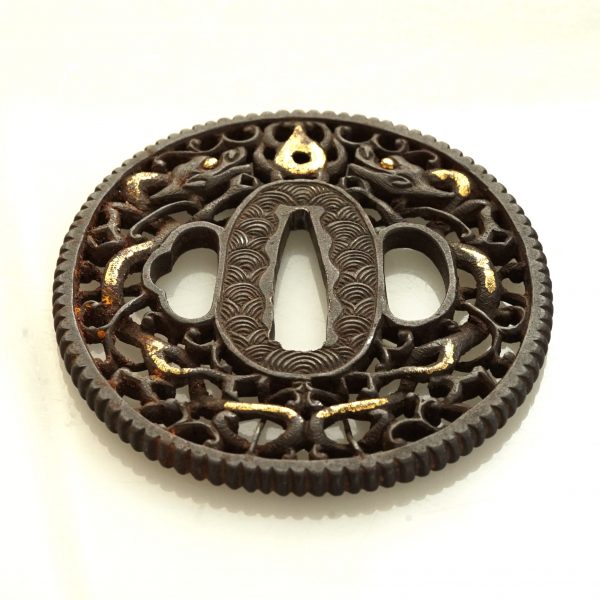 Antique Tsuba for Samurai Sword (T-163) - Image 4