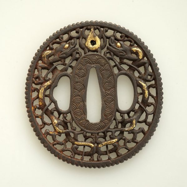 Antique Tsuba for Samurai Sword (T-163) - Image 3