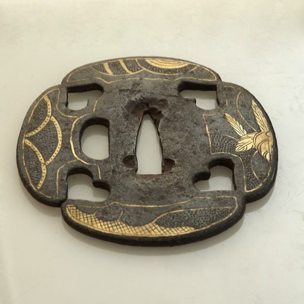 Antique Tsuba for Samurai Sword (T-102) - Image 4