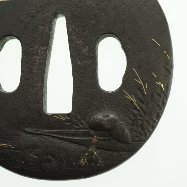 Antique Tsuba  for Samurai Sword (T-172) - Image 4