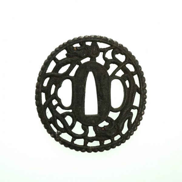 Antique Tsuba for Samurai Sword (T-173) - Image 3