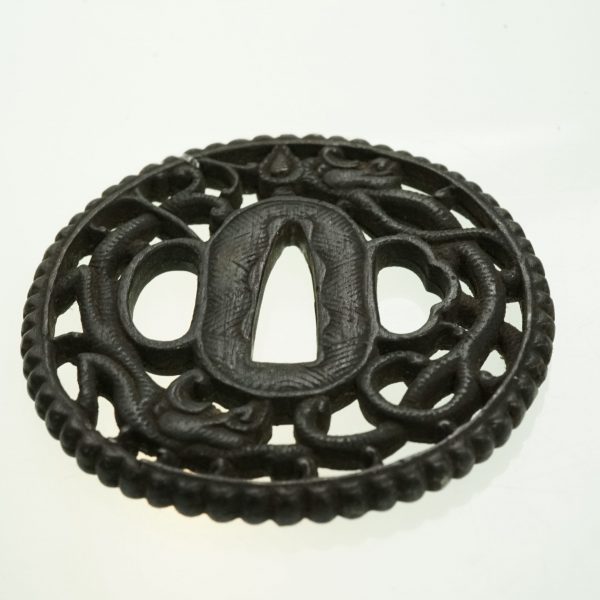 Antique Tsuba for Samurai Sword (T-173) - Image 4