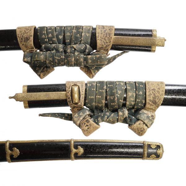 Antique Japanese Sword Tachi Unsigned Ichimonji Sukekane<br> NTHK Kanteisho Certificate - Image 12
