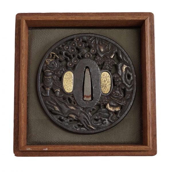 Antique Tsuba for Samurai Sword with NBTHK Certificate (T-2) - Image 3