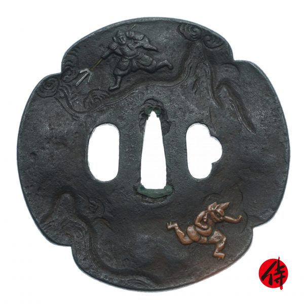 Antique Tsuba for Samurai Sword (T-52)