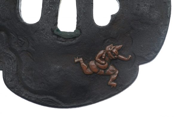 Antique Tsuba for Samurai Sword (T-52) - Image 5