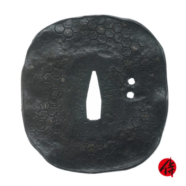 Antique Tsuba for Samurai Sword with NBTHK <strong><span style="color: #ff0000;">Hozon</span></strong> Certificate (T-98)