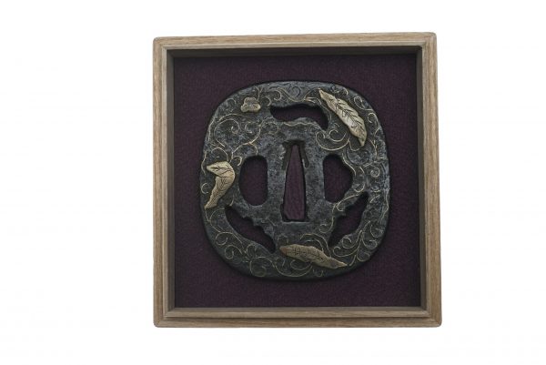 Antique Tsuba for Samurai Sword with NBTHK <strong><span style="color: #ff0000;">Hozon</span></strong> Certificate (T-107) - Image 3