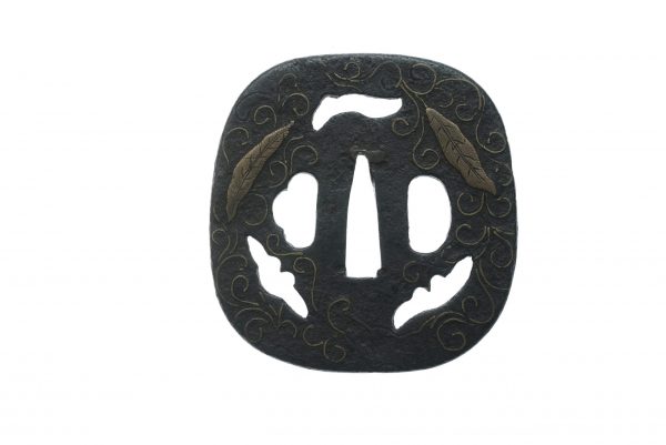 Antique Tsuba for Samurai Sword with NBTHK <strong><span style="color: #ff0000;">Hozon</span></strong> Certificate (T-107) - Image 4
