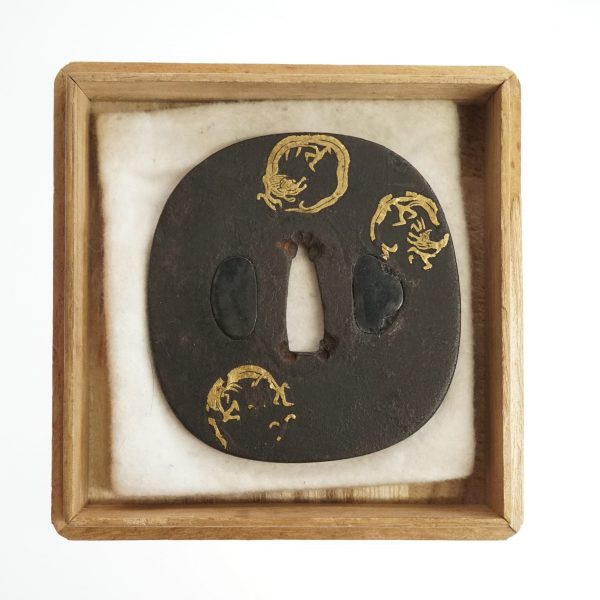 Antique Tsuba for Samurai Sword (T-203) - Image 2