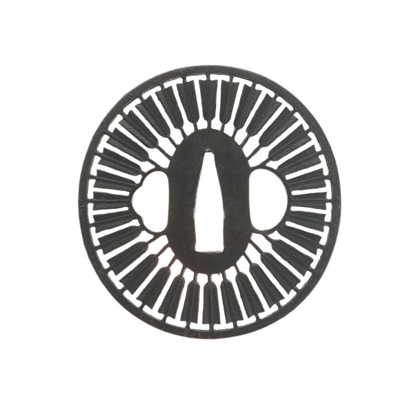 Antique Tsuba for Samurai Sword with NBTHK <span style="color: #ff0000;"><strong>Tokubetsu Hozon</strong></span> Certificate (T-128) - Image 4