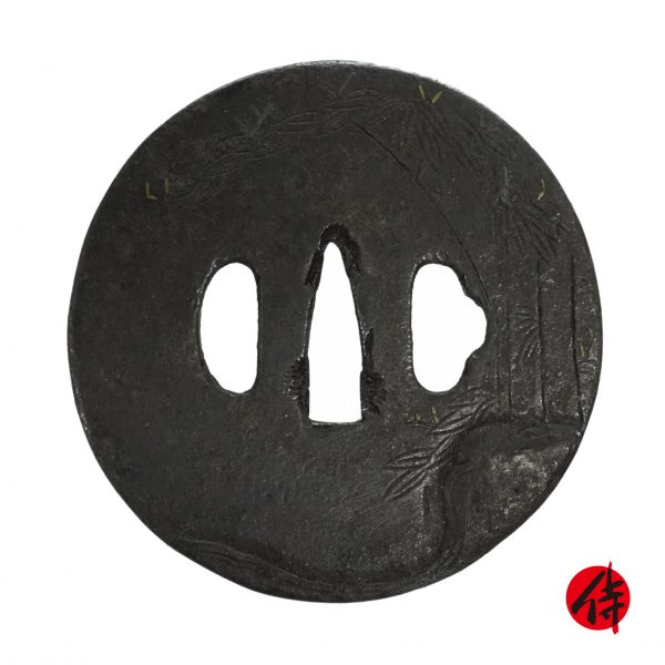 Antique Tsuba for Samurai Sword (T-135)