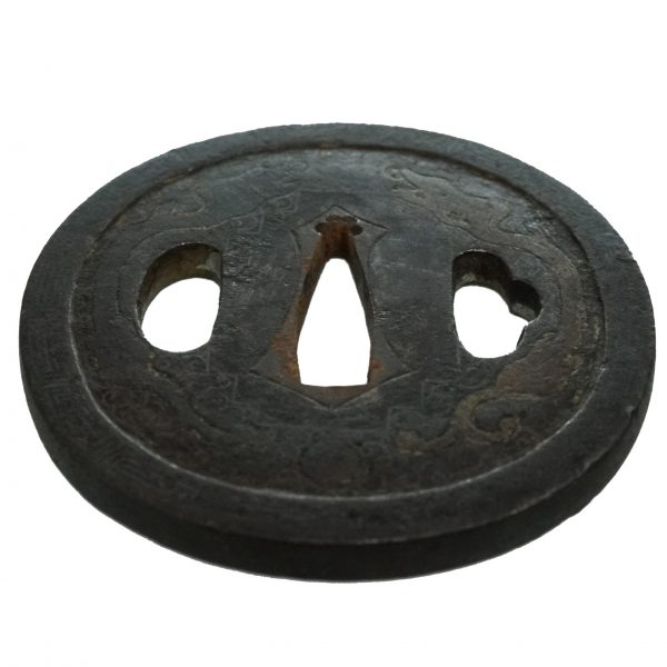 Antique Tsuba for Samurai Sword (T-148) - Image 4