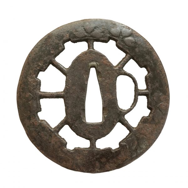 Antique Tsuba for Samurai Sword (T-164) - Image 3