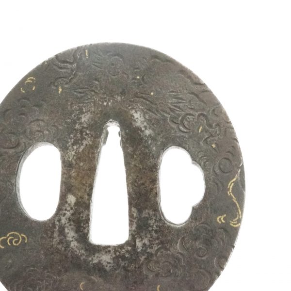 Antique Tsuba for Samurai Sword (T-229) - Image 4