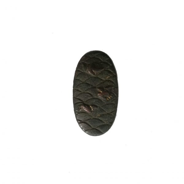 Antique Fuchi Kashira for Samurai Sword (F-12) - Image 2