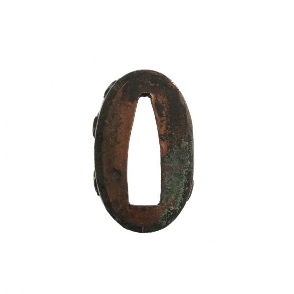 Antique Fuchi Kashira for Samurai Sword (F-12) - Image 4