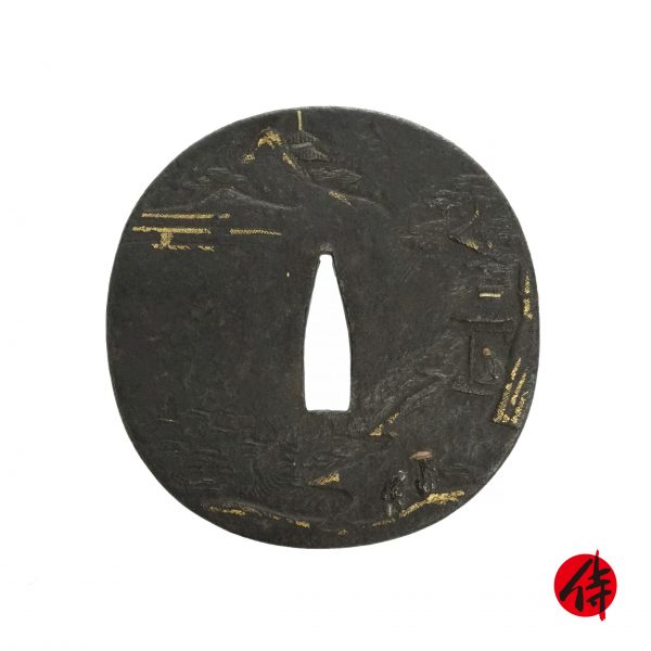 Antique Tsuba for Samurai Sword (T-175)