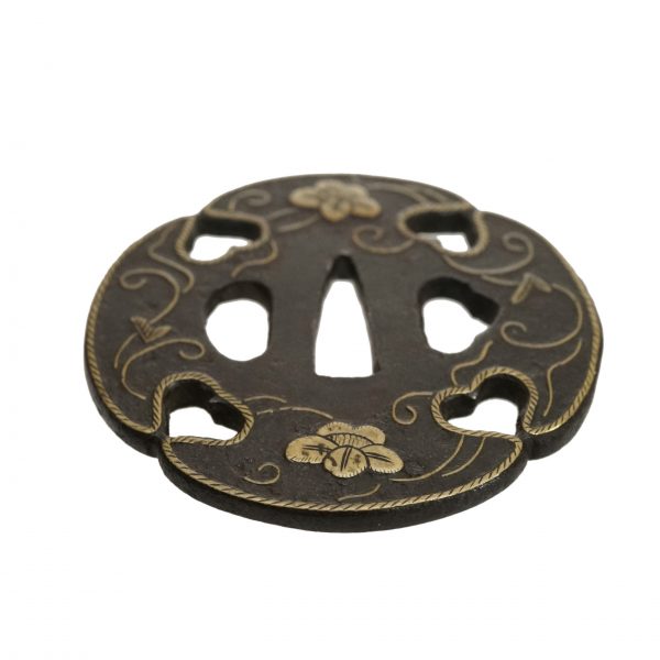 Antique Tsuba Daisho Set for Samurai Sword (T-213) - Image 7