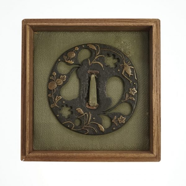 Antique Tsuba for Samurai Sword with NBTHK <strong><span style="color: #ff0000;">Hozon</span></strong> Certificate (T-265) - Image 3