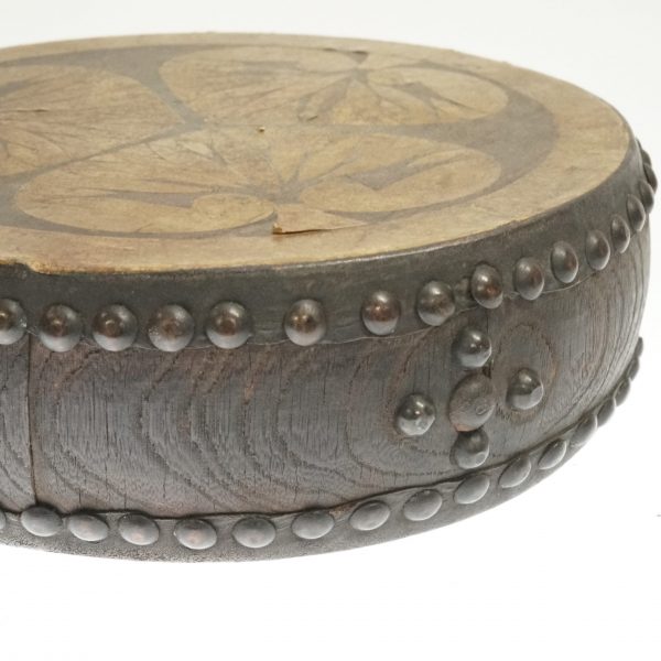 Antique Japanese Drum (Taiko) with Tokugawa Family Emblem - Image 3