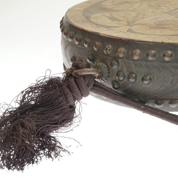 Antique Japanese Drum (Taiko) with Tokugawa Family Emblem - Image 4