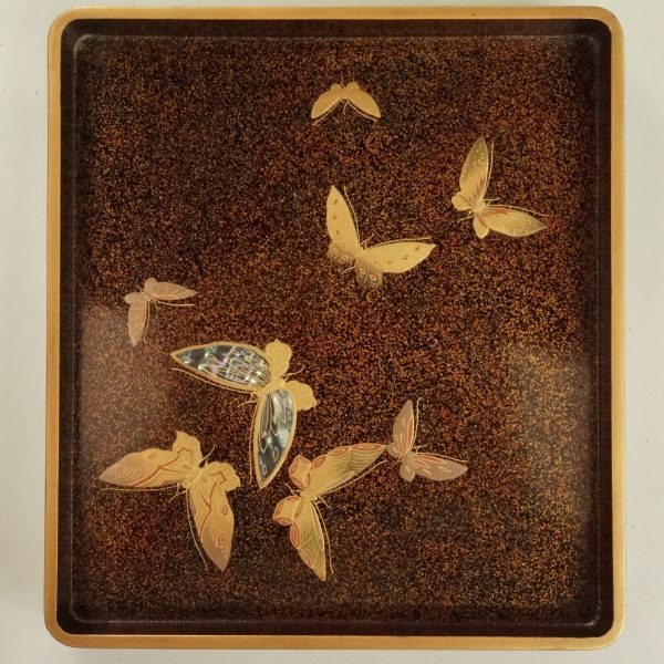Japanese lacquer box Set-Makie Raden Bunko and Suzuribako (Bunko-04, Suzuribako-05) - Image 14