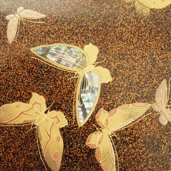 Japanese lacquer box Set-Makie Raden Bunko and Suzuribako (Bunko-04, Suzuribako-05) - Image 15