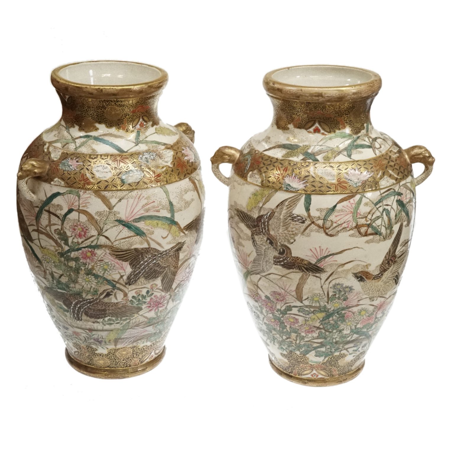 Japanese Pottery Satsuma Ware (Satsuma Yaki02) Samurai Museum Shop