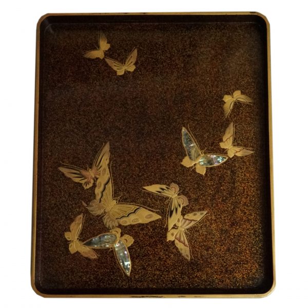 Japanese lacquer box Set-Makie Raden Bunko and Suzuribako (Bunko-04, Suzuribako-05) - Image 8