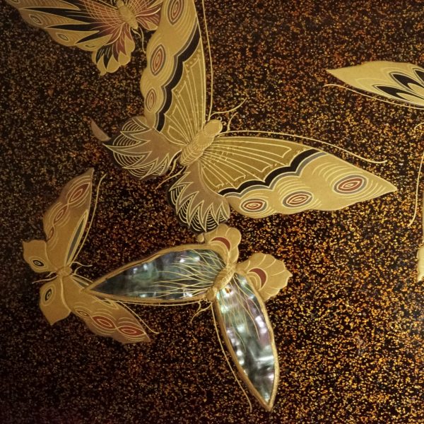 Japanese lacquer box Set-Makie Raden Bunko and Suzuribako (Bunko-04, Suzuribako-05) - Image 9