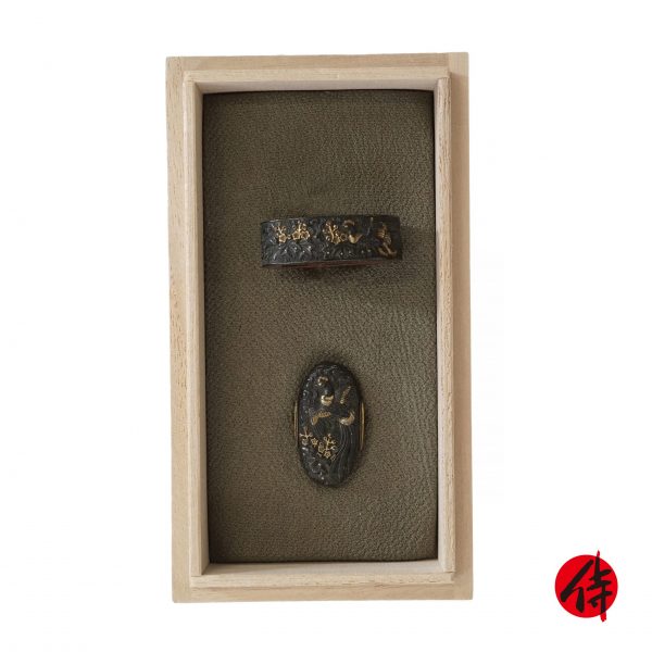 Antique Fuchi Kashira for Samurai Sword (F-5)