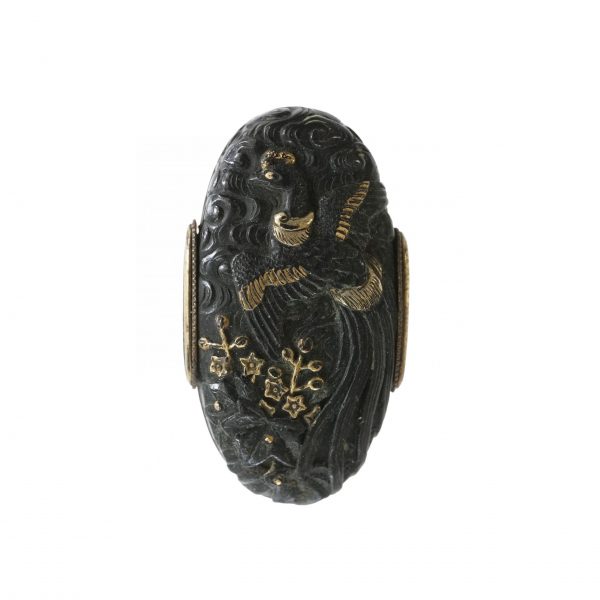 Antique Fuchi Kashira for Samurai Sword (F-5) - Image 2